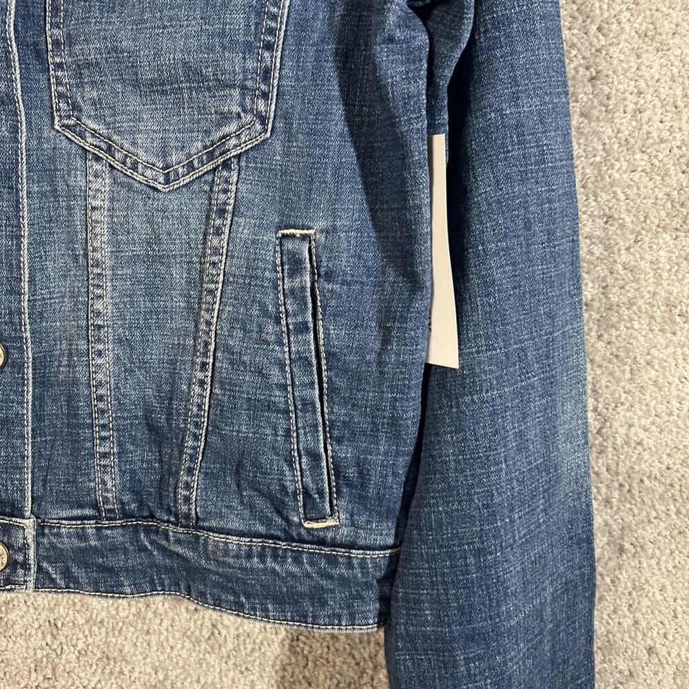 Cosmic Blue Love By Stitch Fix Denim Jean Jacket Womens XS Trucker Long Sleeve - Picture 4 of 13